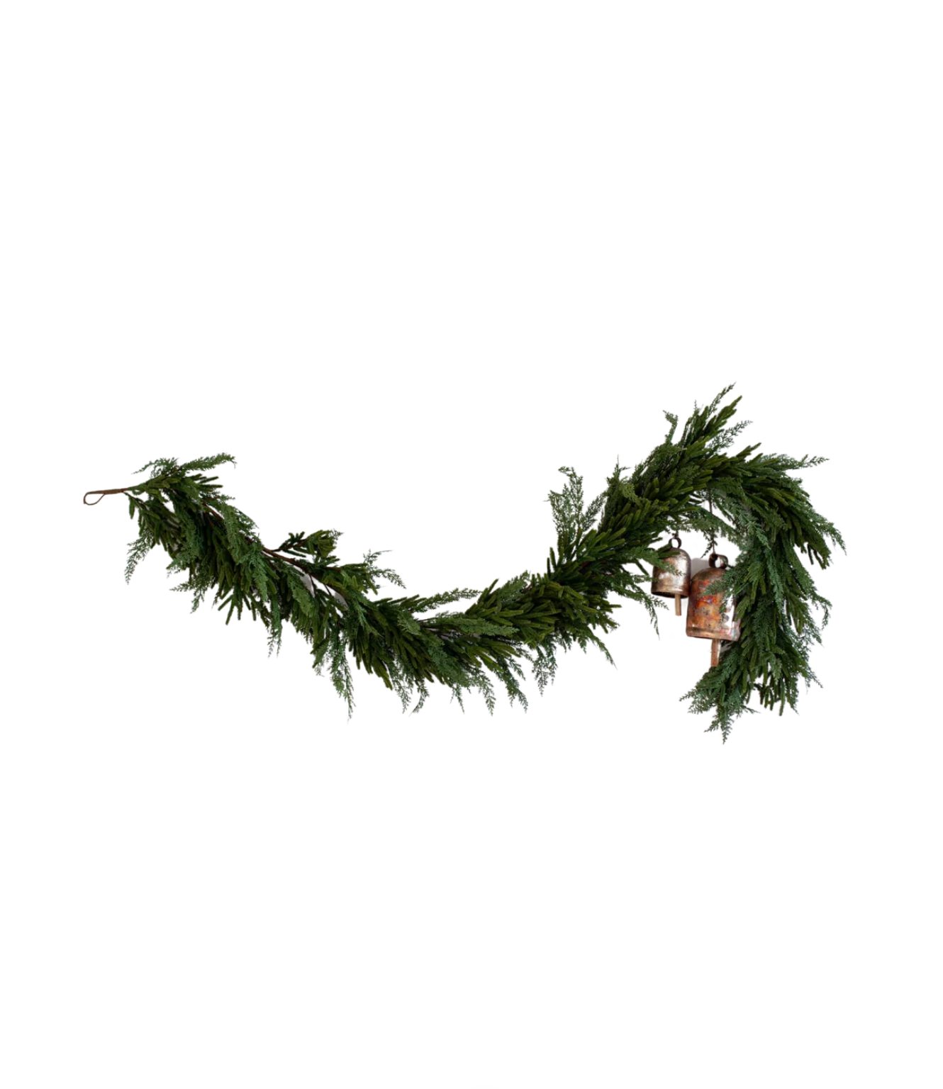 Norfolk & Cypress Faux Garland - 6ft