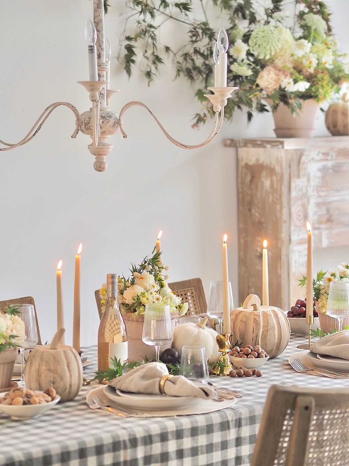 Harvest Wood Pumpkins