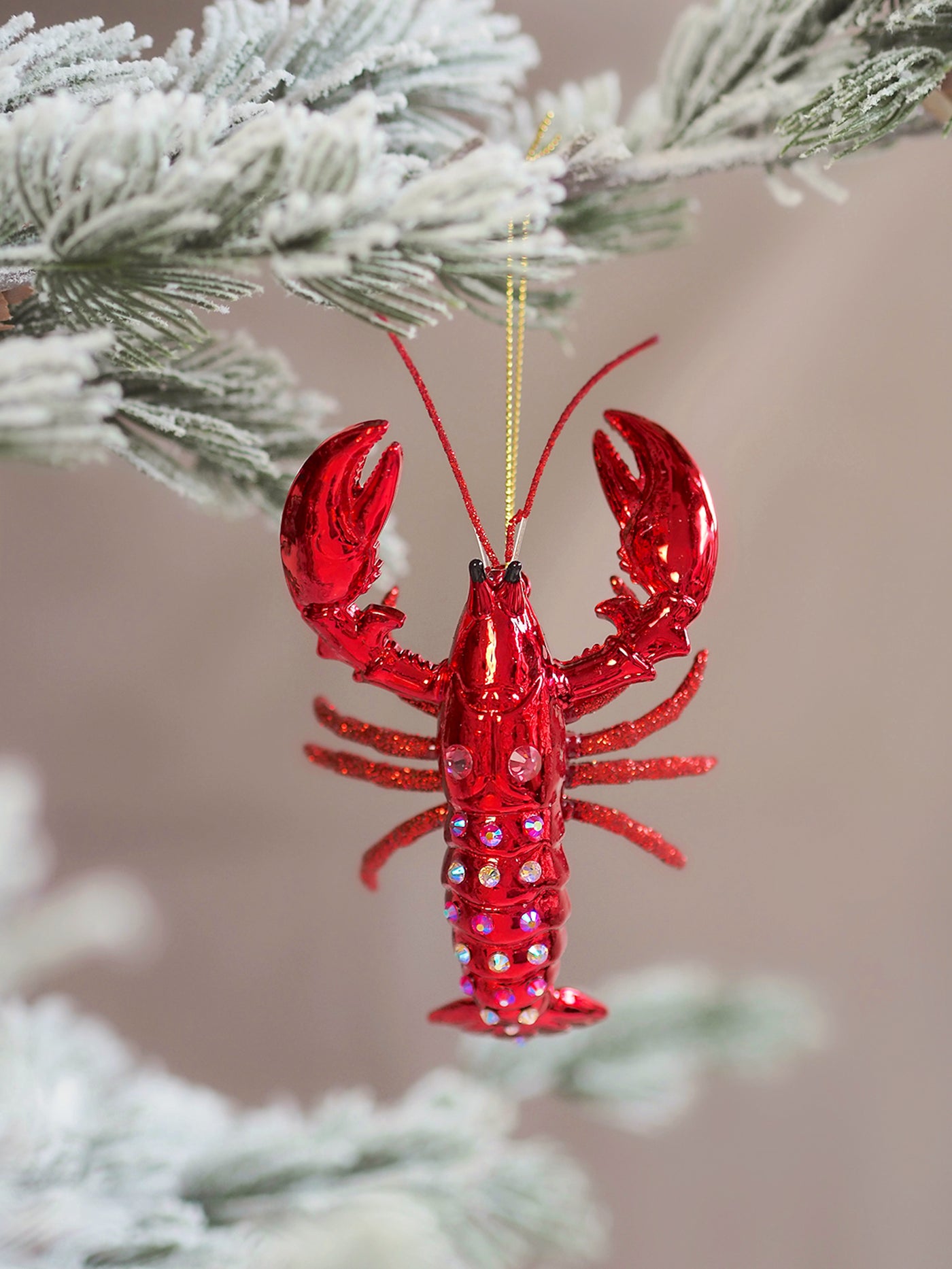 Jewelled Lobster Ornament