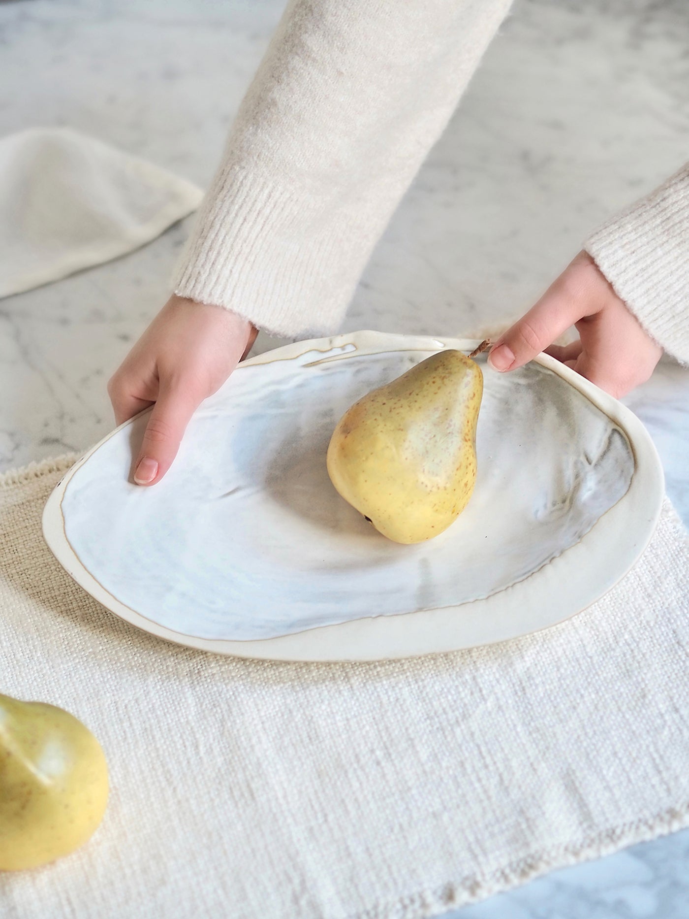 White Seashell Dish