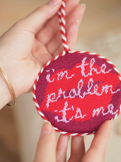 It's Me Needlepoint Ornament