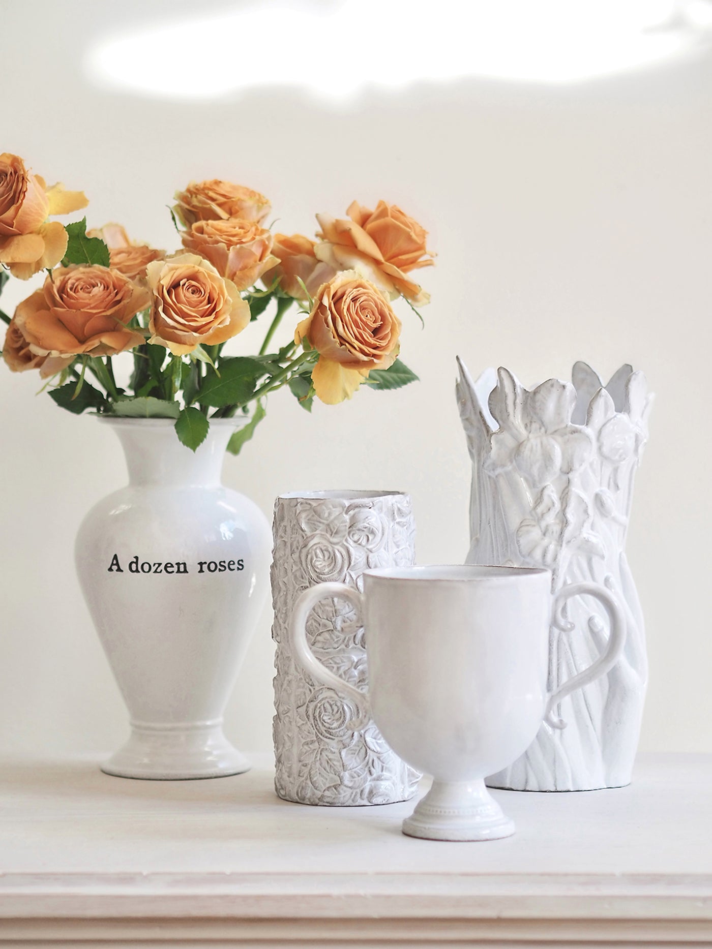 A Dozen Roses Vase