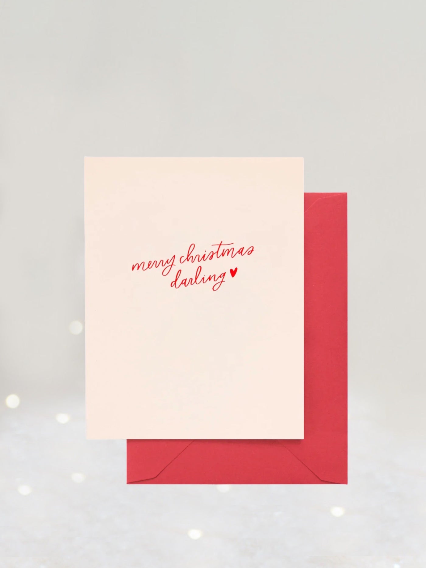 Merry Christmas Darling Card