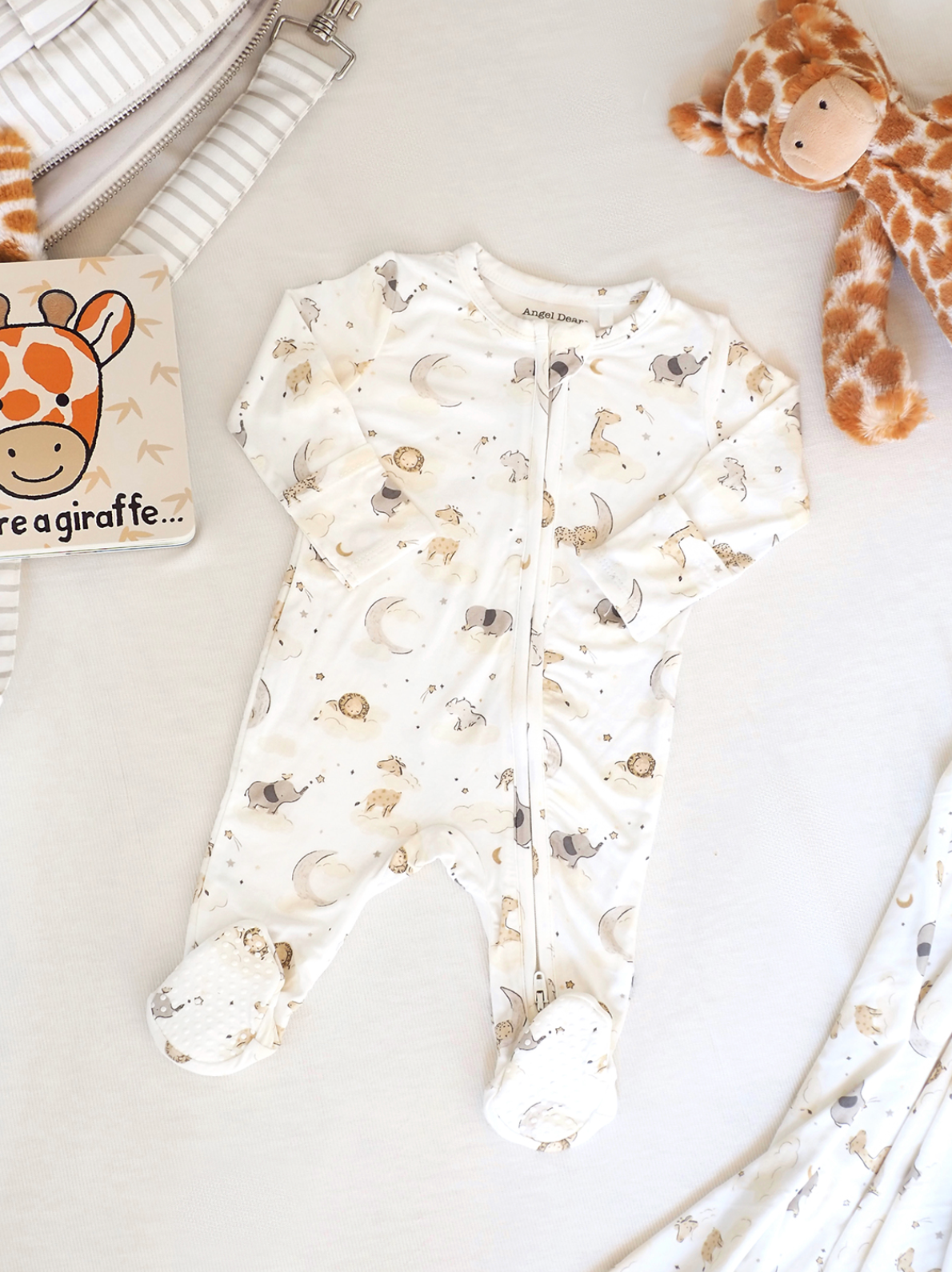 Dreamy Safari Zipper Footie