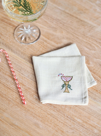 Festive Cocktail Napkins