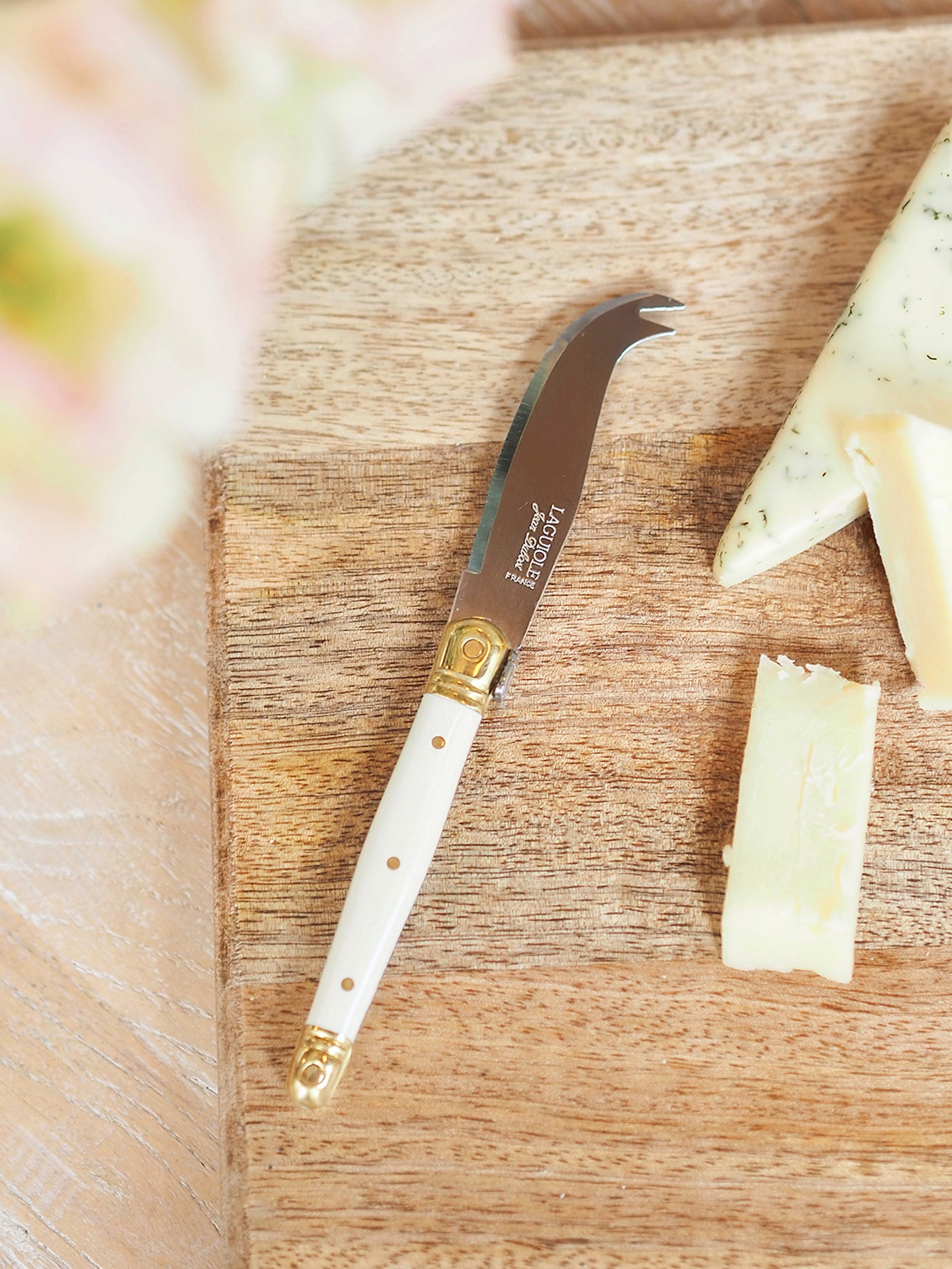 Jean Dubost Ivory Mini Cheese Knife