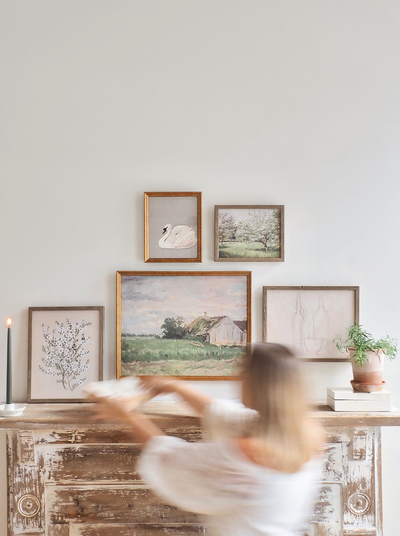 Botanical Manuka Framed Canvas Print | 11x14