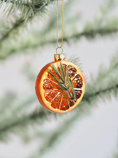 Citrus Spice Ornament | Rosemary Sprig