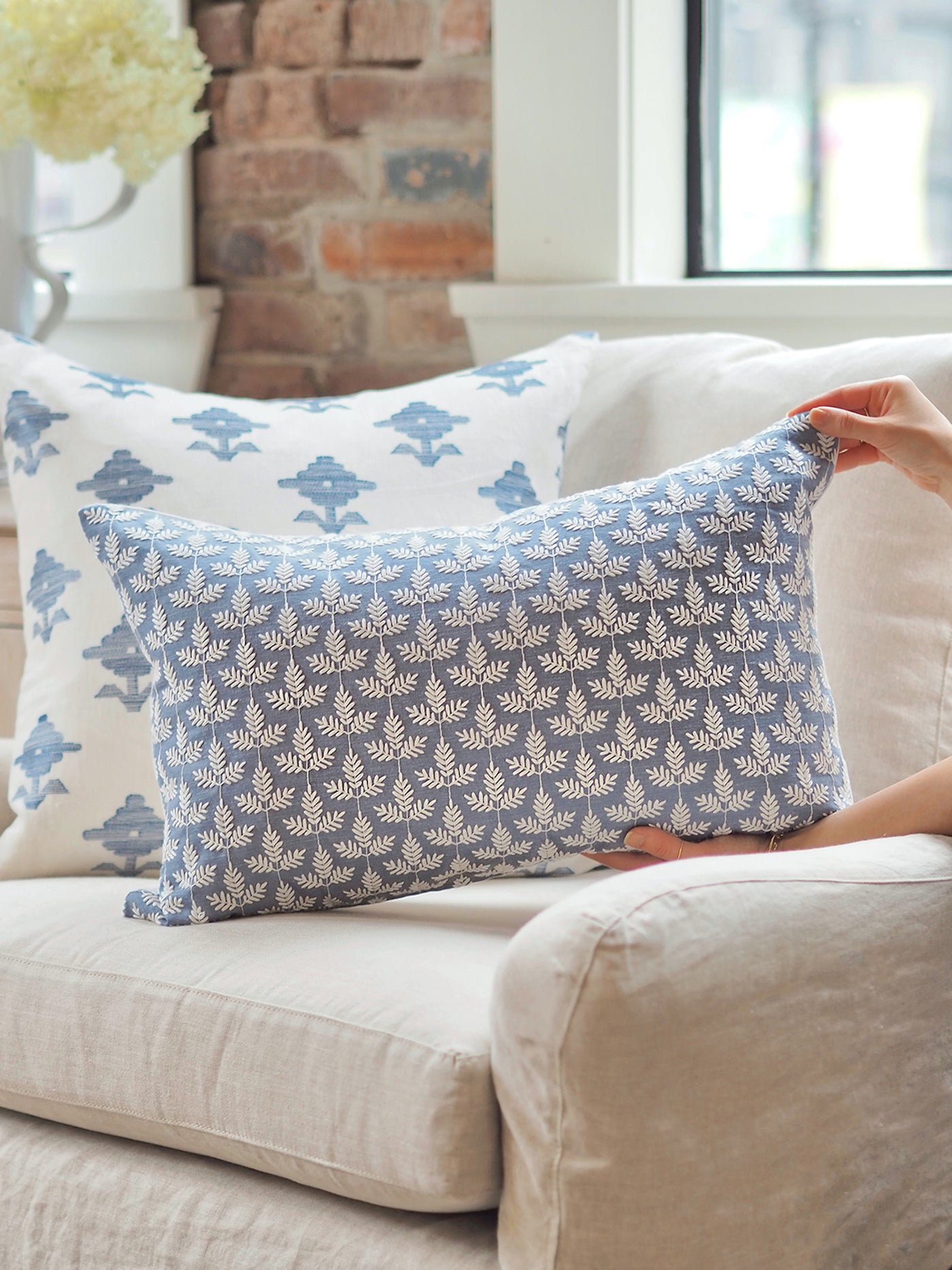 Ella Blue Pillow