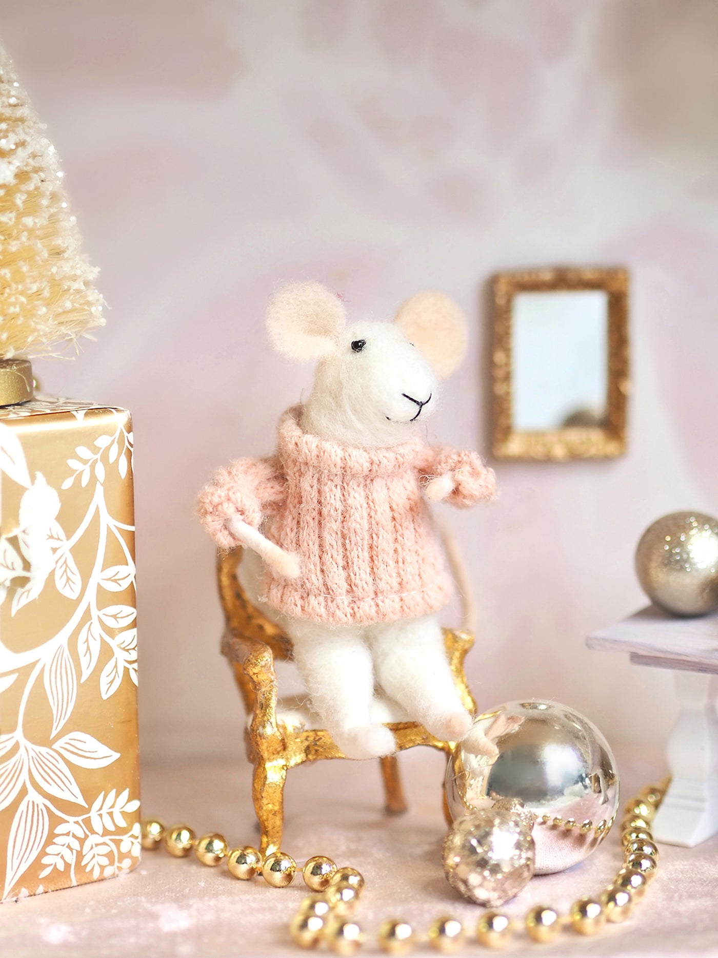 Pretty Paulina Mouse Ornament