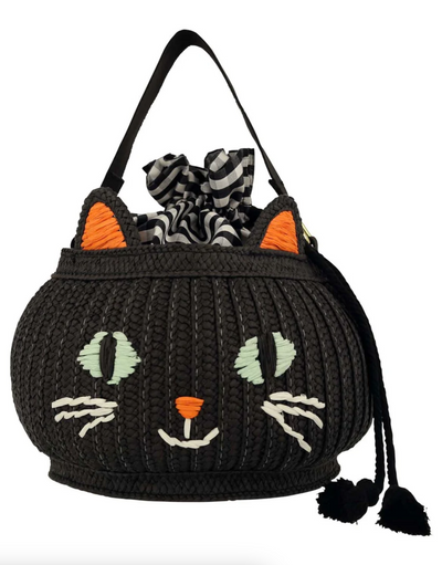 Trick Or Treat Cat Basket Bag