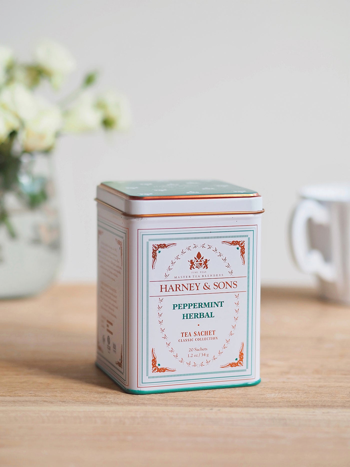 Peppermint Herbal Tea Tin