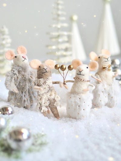 Wintry Winnie Mouse Ornament