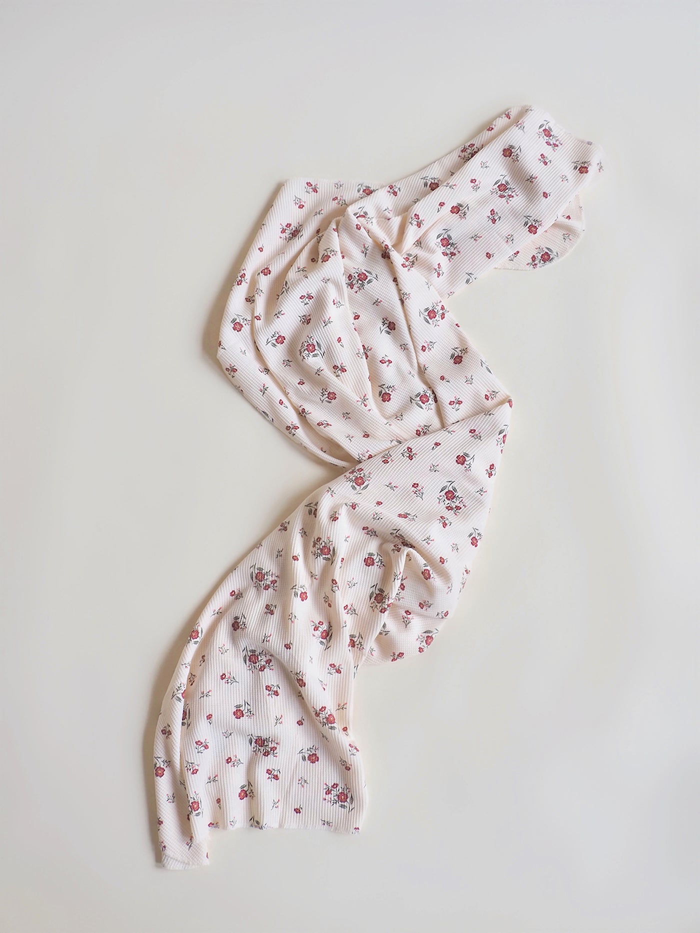 Misty Rose Floral Swaddle Blanket