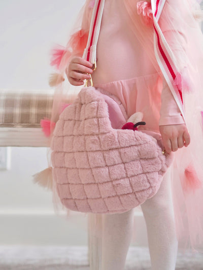 Plush Heart Bag