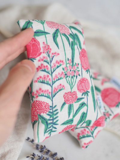 Peony Party Linen Sachet Set