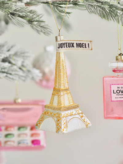 Gold Joyuex Noel Eiffel Tower Ornament