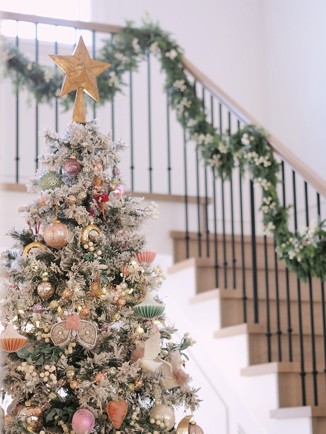 Antique Gold Star Tree Topper