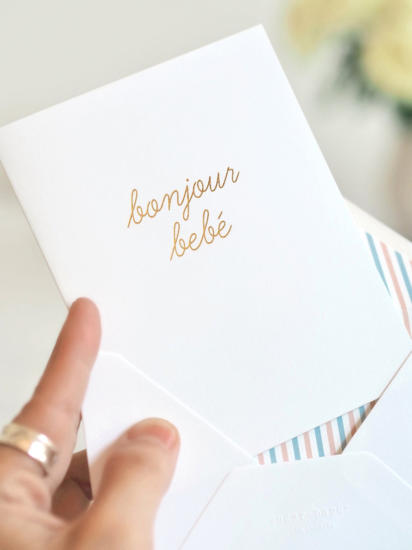 Bonjour Bebe Card