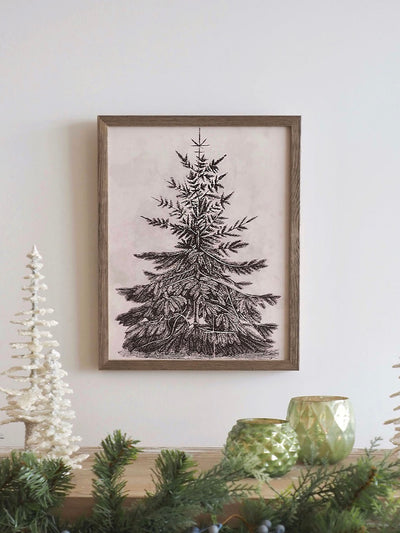 O' Christmas Tree Framed Canvas Print | 11x14