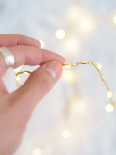 Gold Wire LED Light String