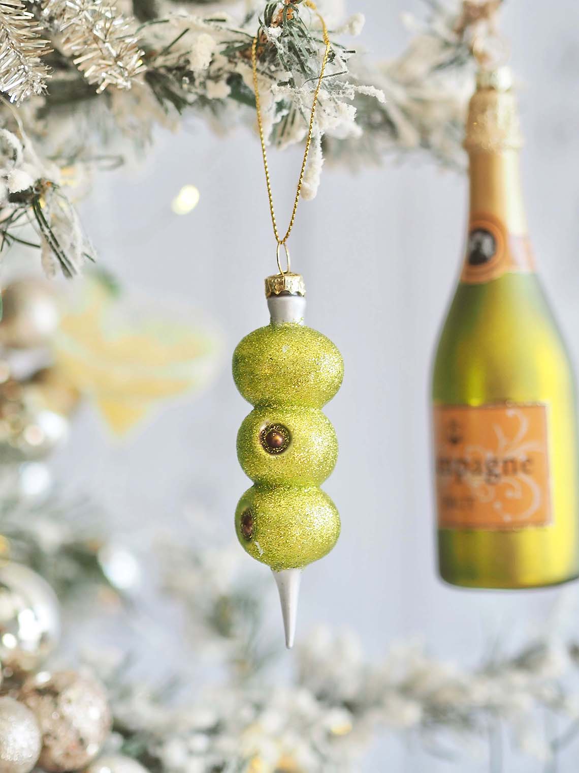 Cocktail Olives Ornament