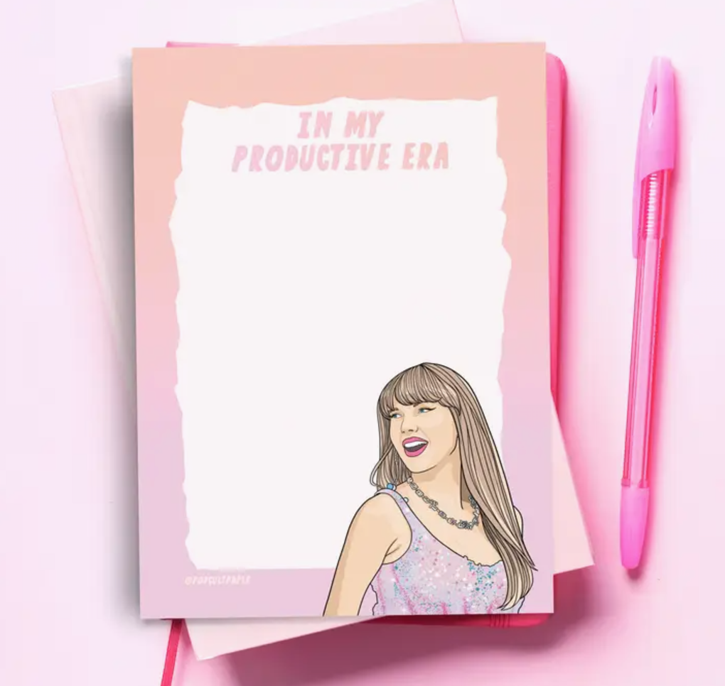 My Productivity Era Taylor Swift Notepad