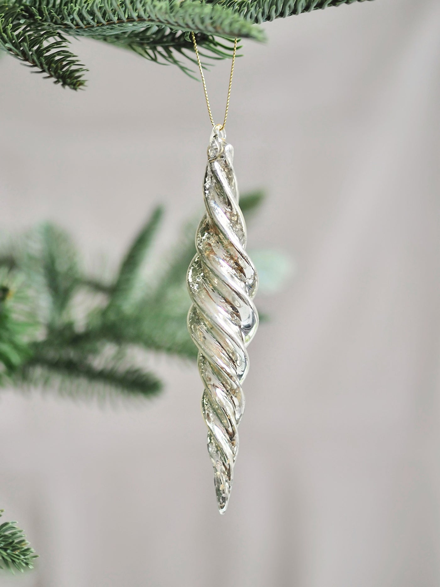 Spiral Glass Ornament