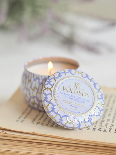 Mountain Lavender & Chamomile Mini Tin Candle