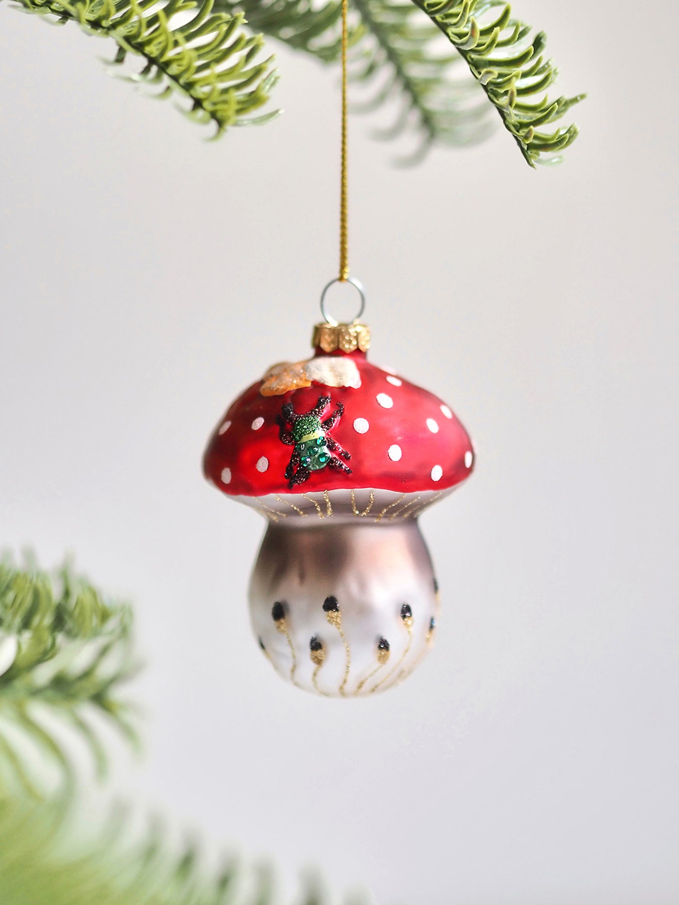 Bosque Red Mushroom Ornament