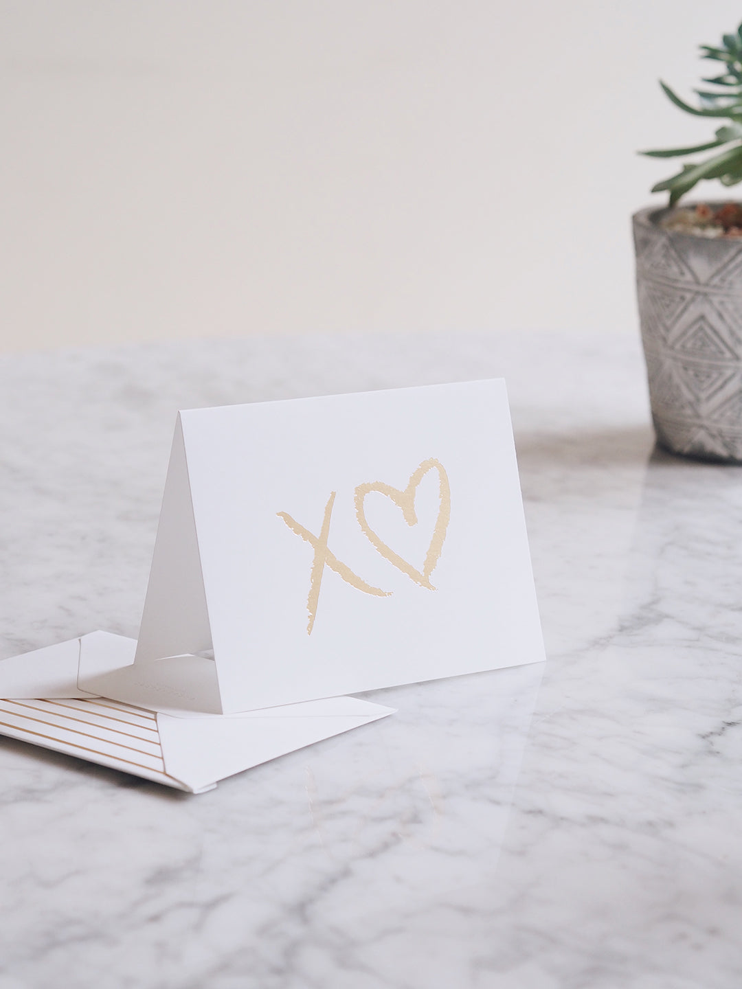 XO Heart Card