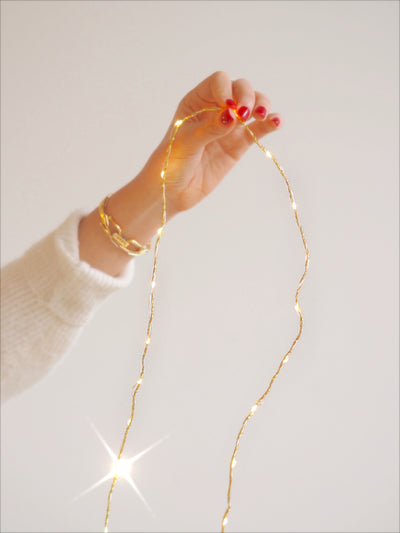 Gold Wire LED Light String