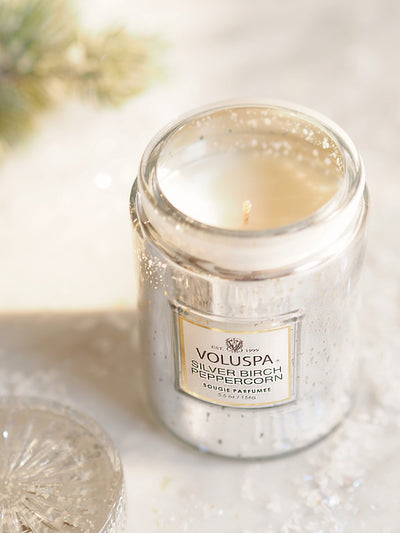 Silver Birch Peppercorn Small Jar Candle