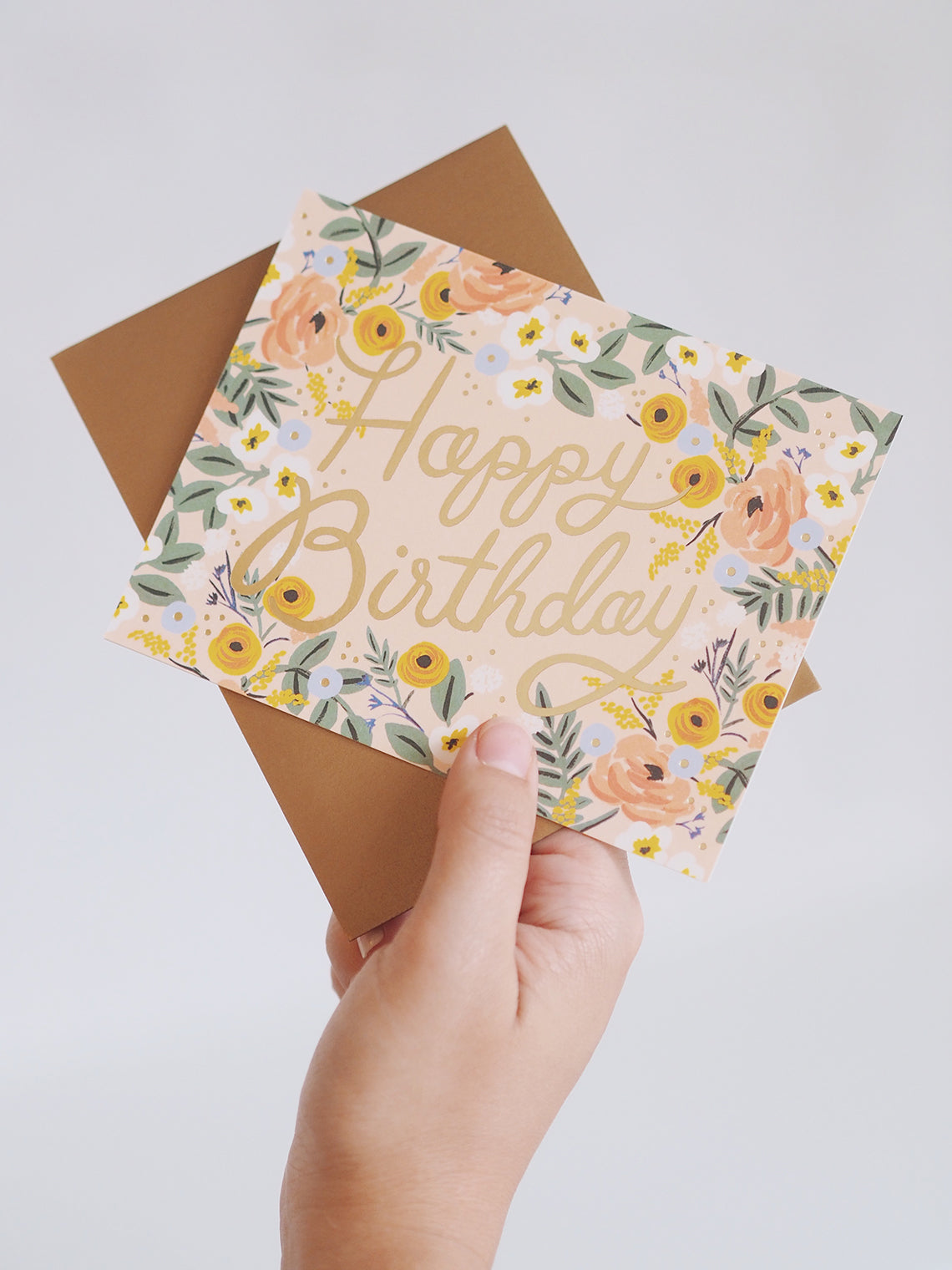 Rose Birthday Card