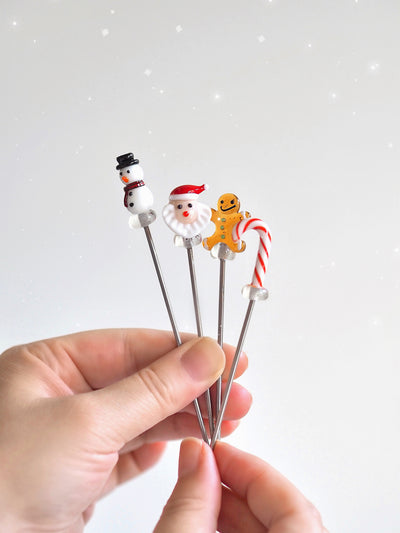 Holiday Icon Cocktail Picks Set of 4