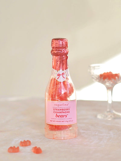 Strawberry Champagne Bears - Celebration Bottle