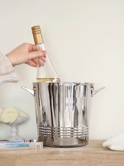 Ice Bucket w/ Tongs