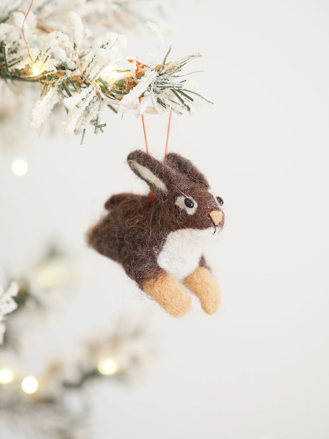 Leaping Rabbit Ornament