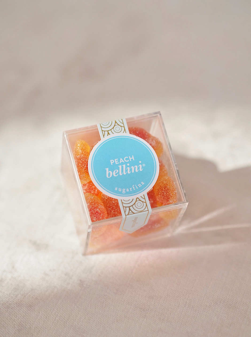 Peach Bellini Hearts Candy