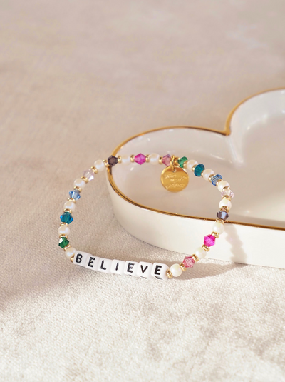 Believe Multicolour Friendship Bracelet