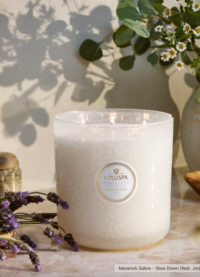 Mountain Lavender & Chamomile 5 Wick Hearth Candle