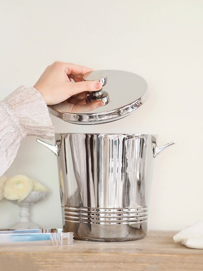 Ice Bucket w/ Tongs