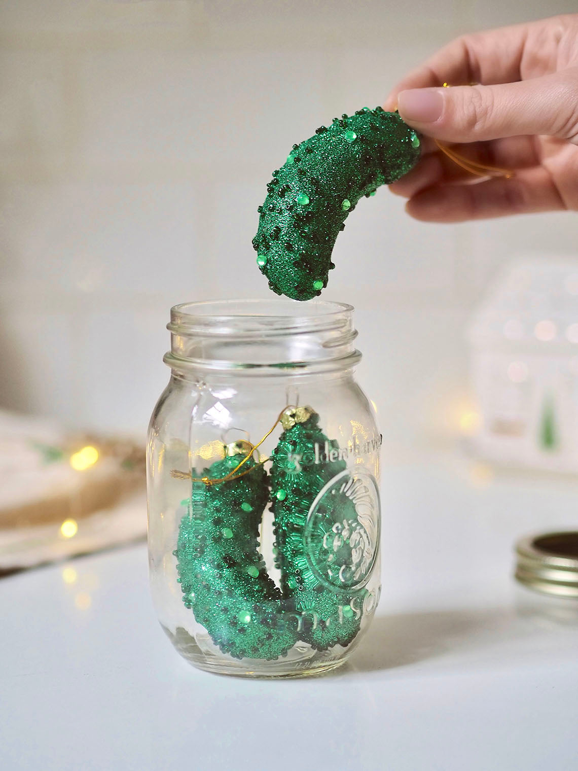 Jewelled Pickle Ornament