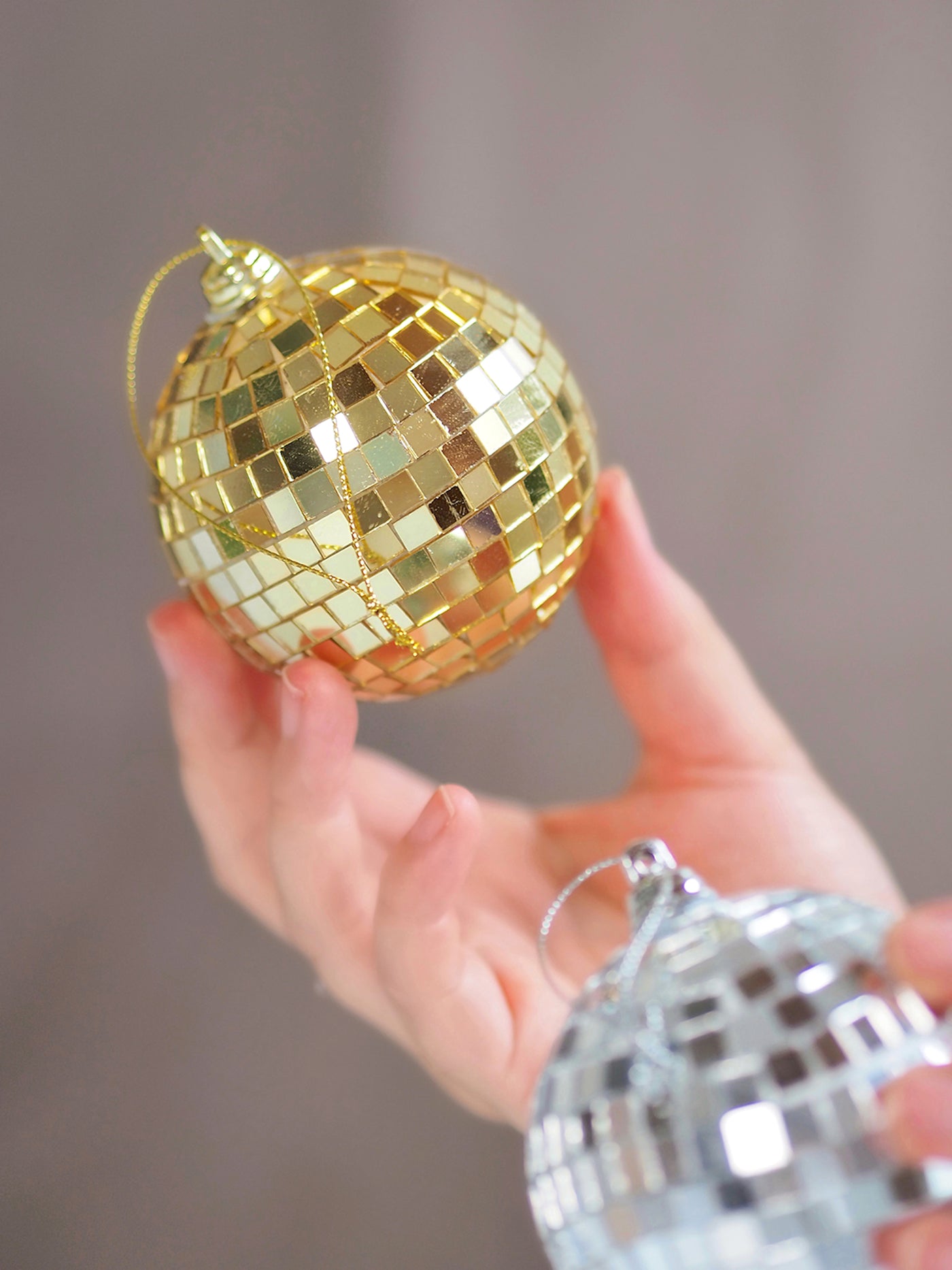 Gold Disco Ball Ornament