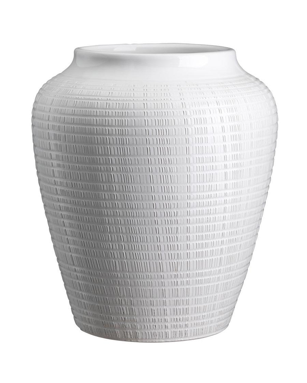 Willow White Glazed Vase