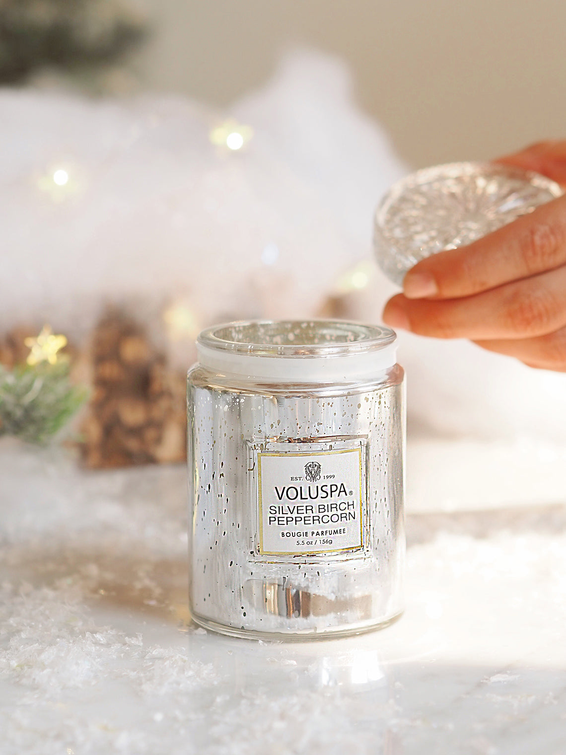 Silver Birch Peppercorn Small Jar Candle