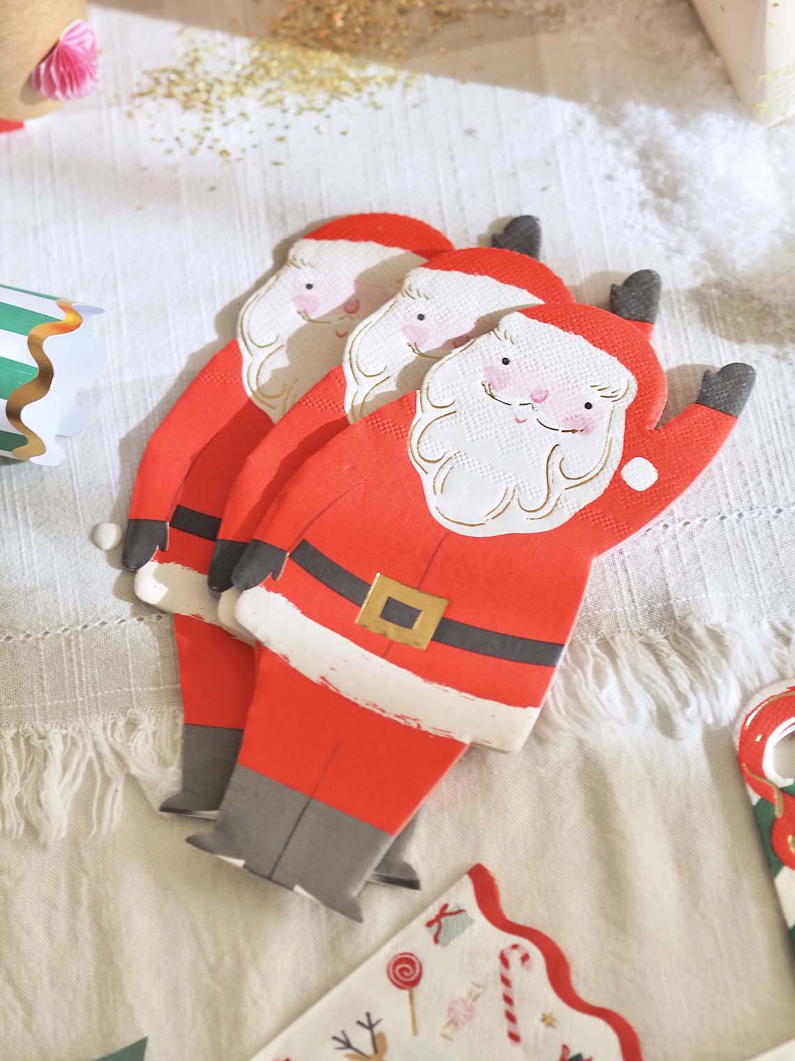 Jolly Christmas Santa Napkins