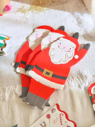 Jolly Christmas Santa Napkins