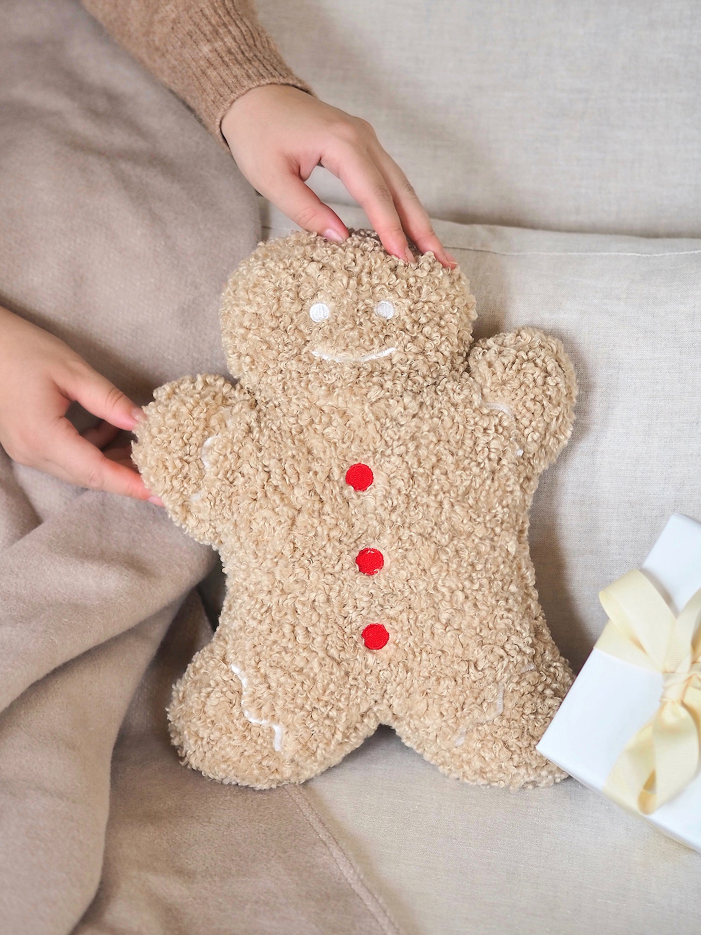 Gingerbread Man Pillow