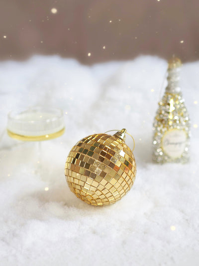 Gold Disco Ball Ornament